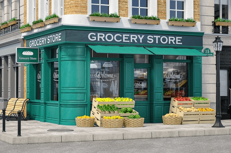 Grocery Store Facade