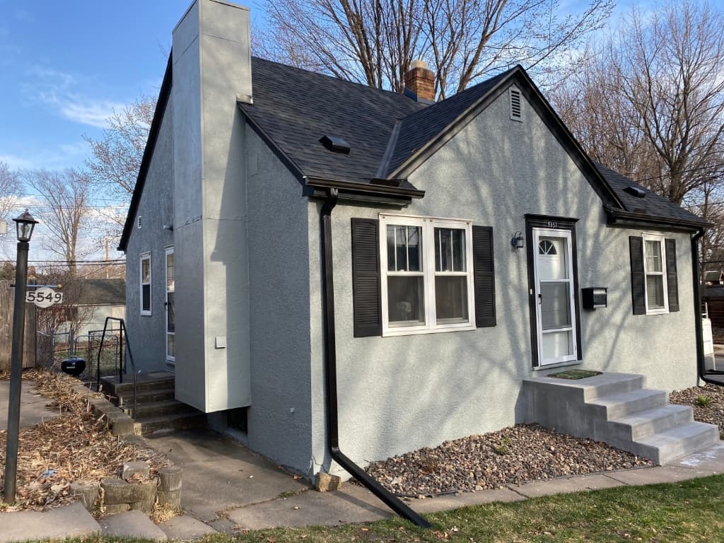 Earl Grey Stucco Exterior