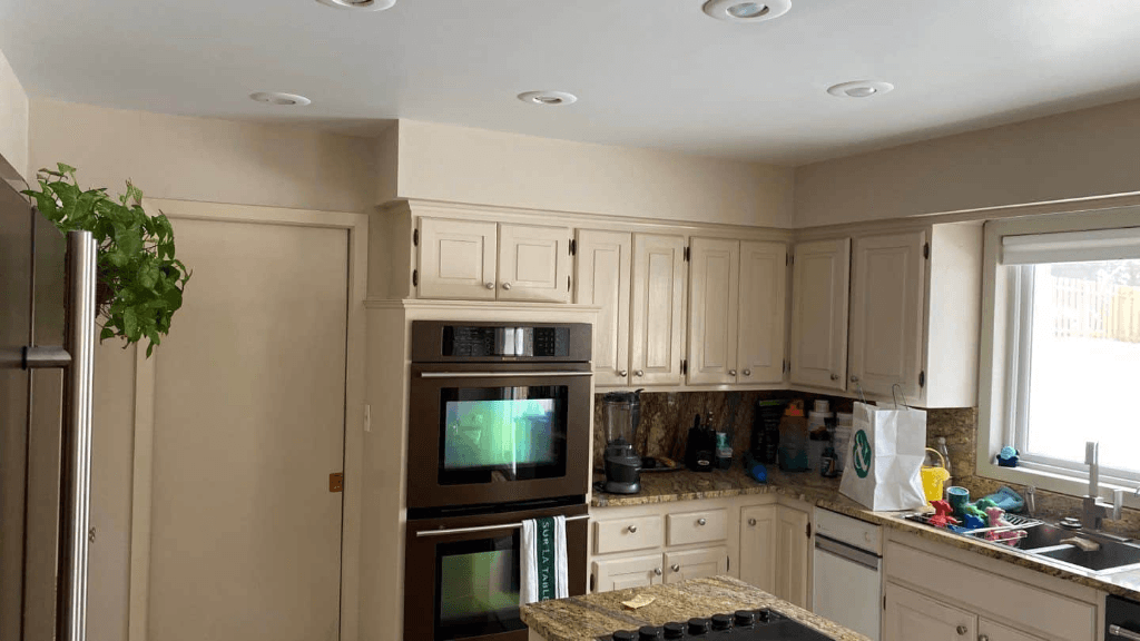 Creamy Kitchen Cabinets
