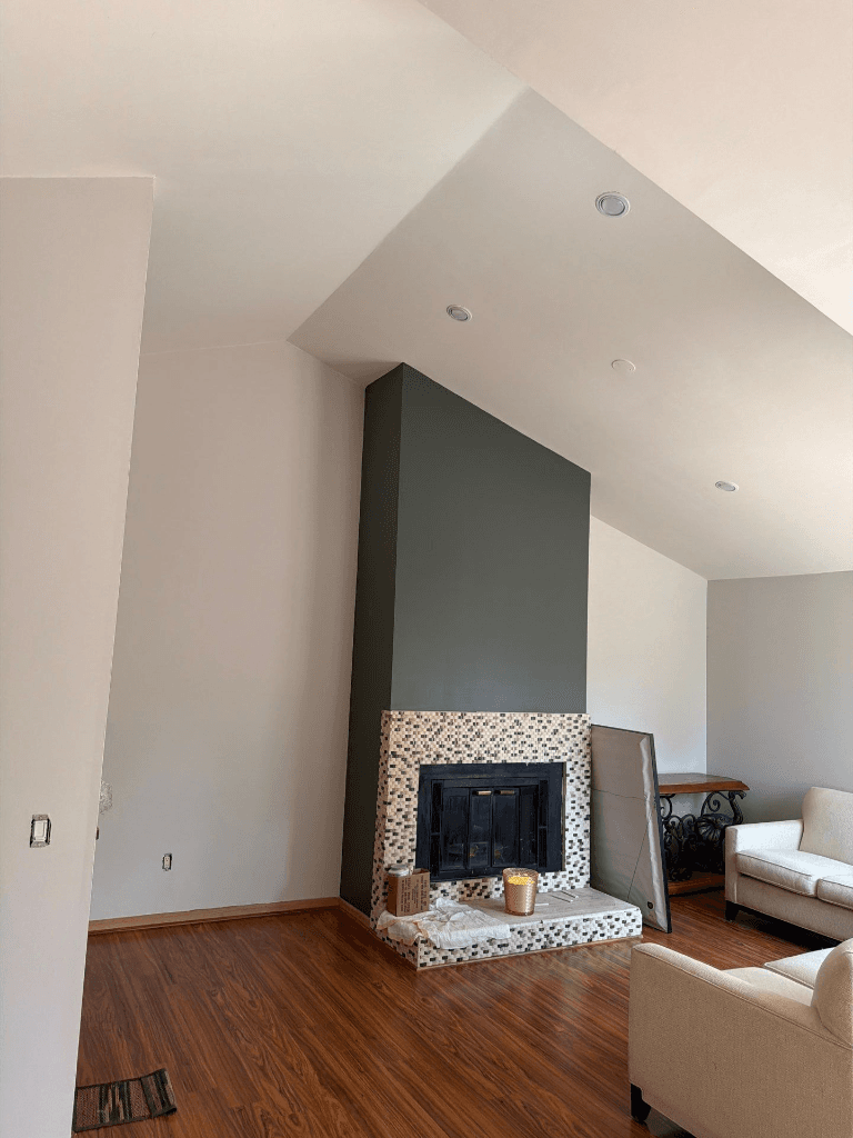 Ripe Olive Accent Fireplace