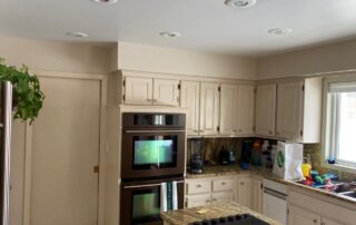 kitchen cabinet painting by interior house painters in Minneapolis, MN