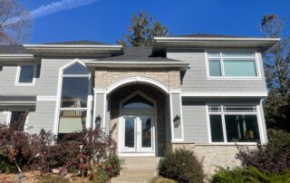 bright and light exterior house painting in Eden Prairie, MN